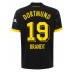 Borussia Dortmund Julian Brandt #19 Kopio Vieras Pelipaita 2023-24 Lyhyet Hihat